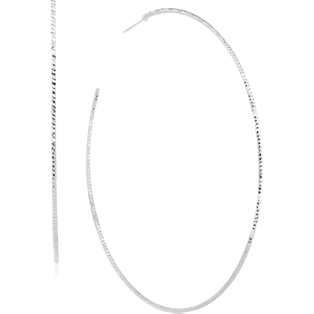 Essentials Hoop earrings, silver plated